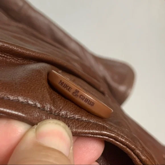 Mike & Chris Chocolate Leather Jacket - Picture 8 of 13